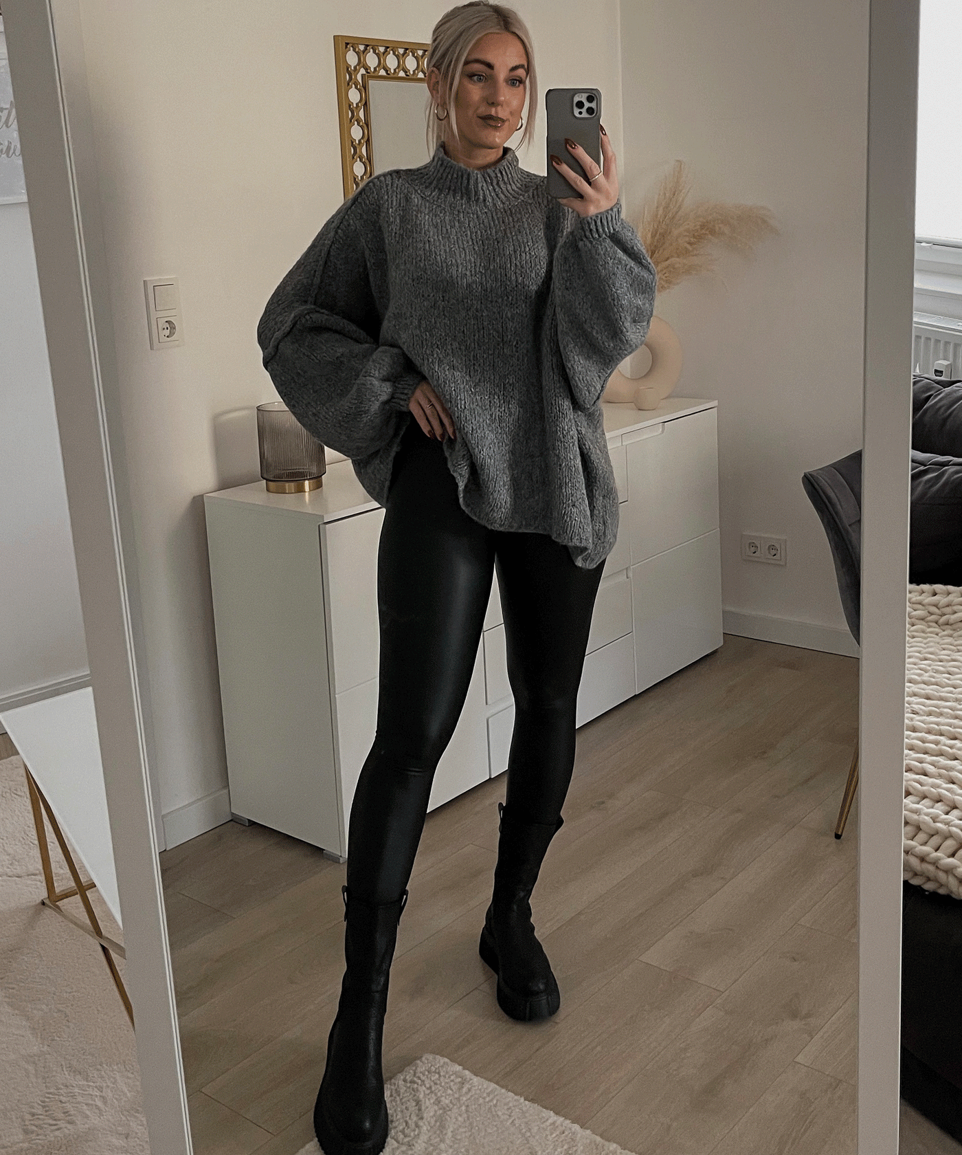 Dark Grey Pullover | LouLou Couture