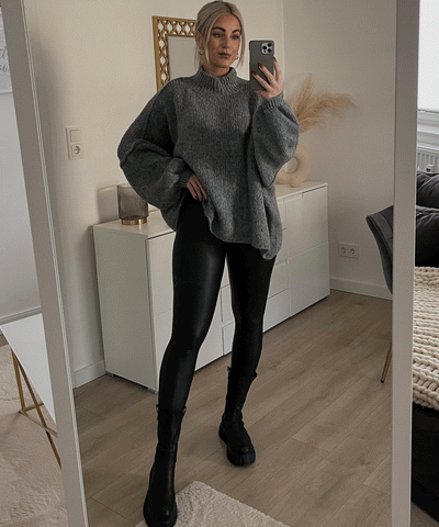 Dark Grey Pullover | LouLou Couture
