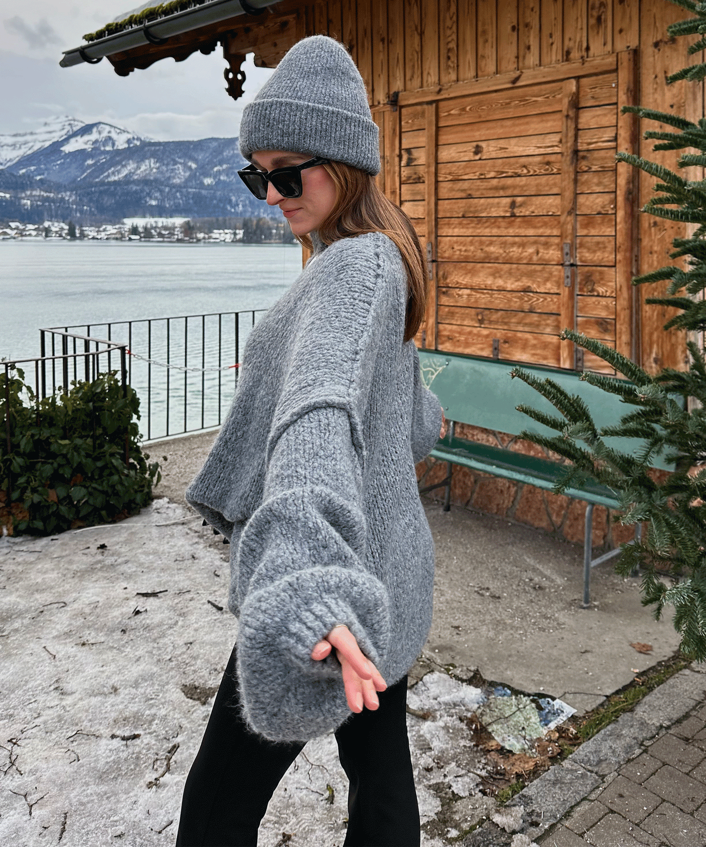 Dark Grey Pullover | LouLou Couture