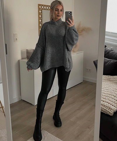 Dark Grey Pullover | LouLou Couture