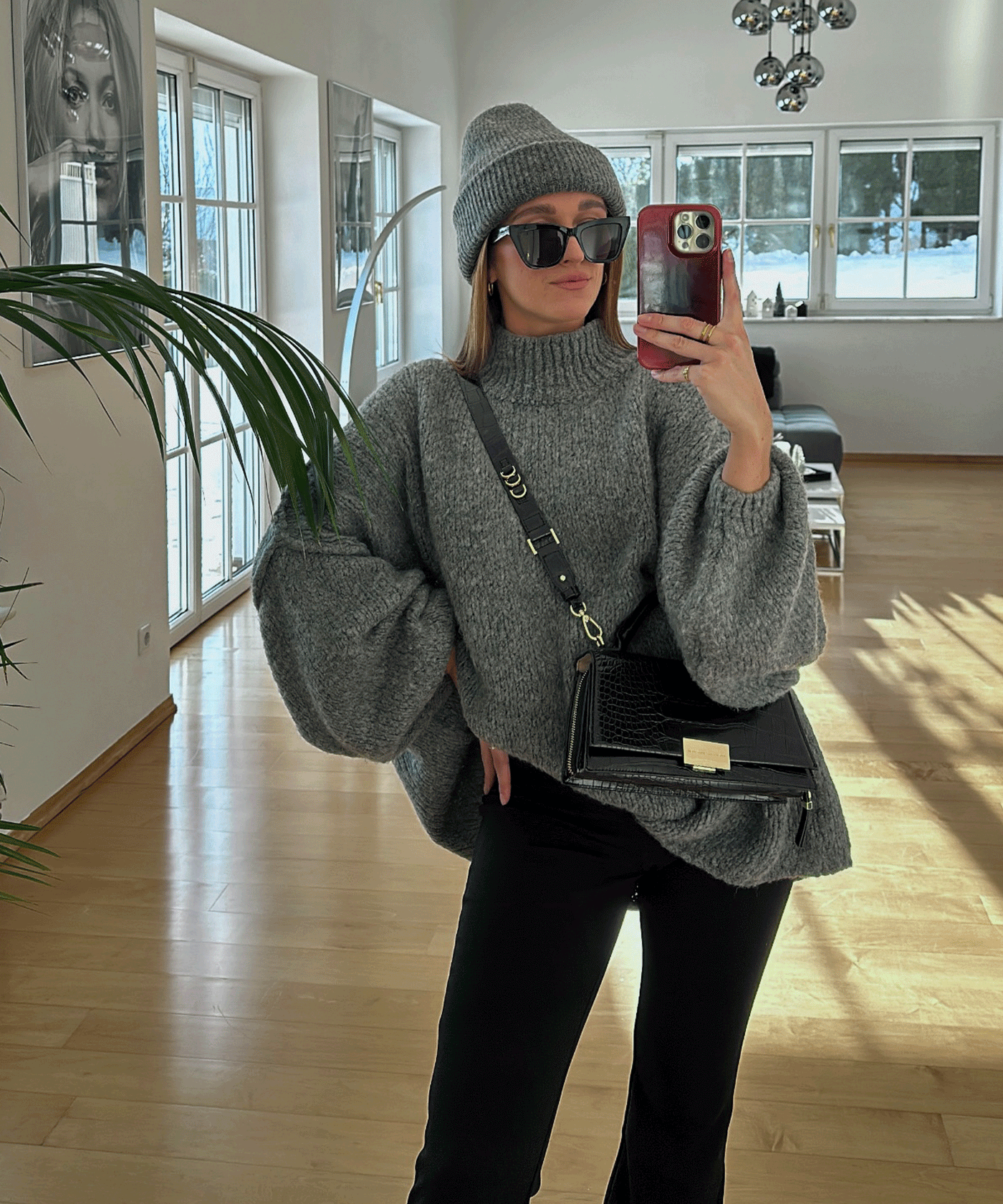 Dark Grey Pullover | LouLou Couture