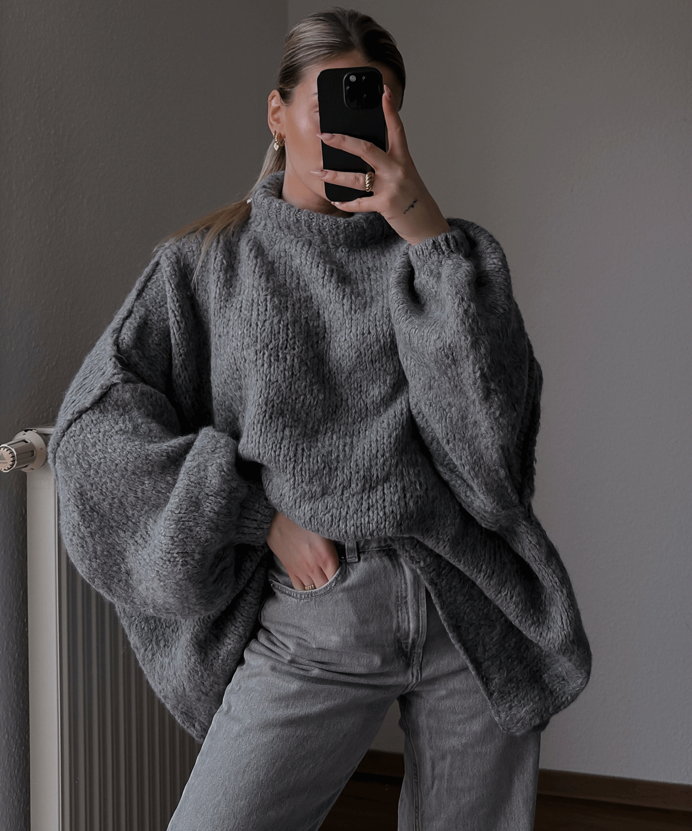 Dark Grey Pullover | LouLou Couture