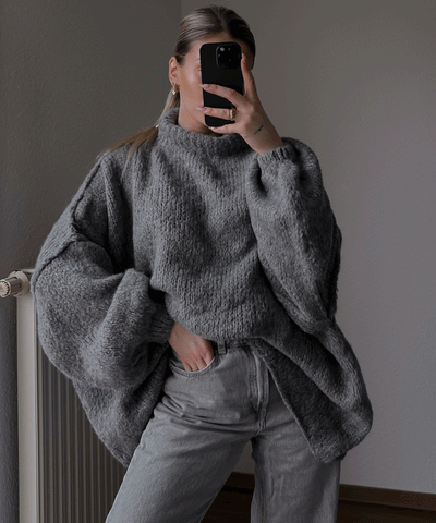Dark Grey Pullover | LouLou Couture