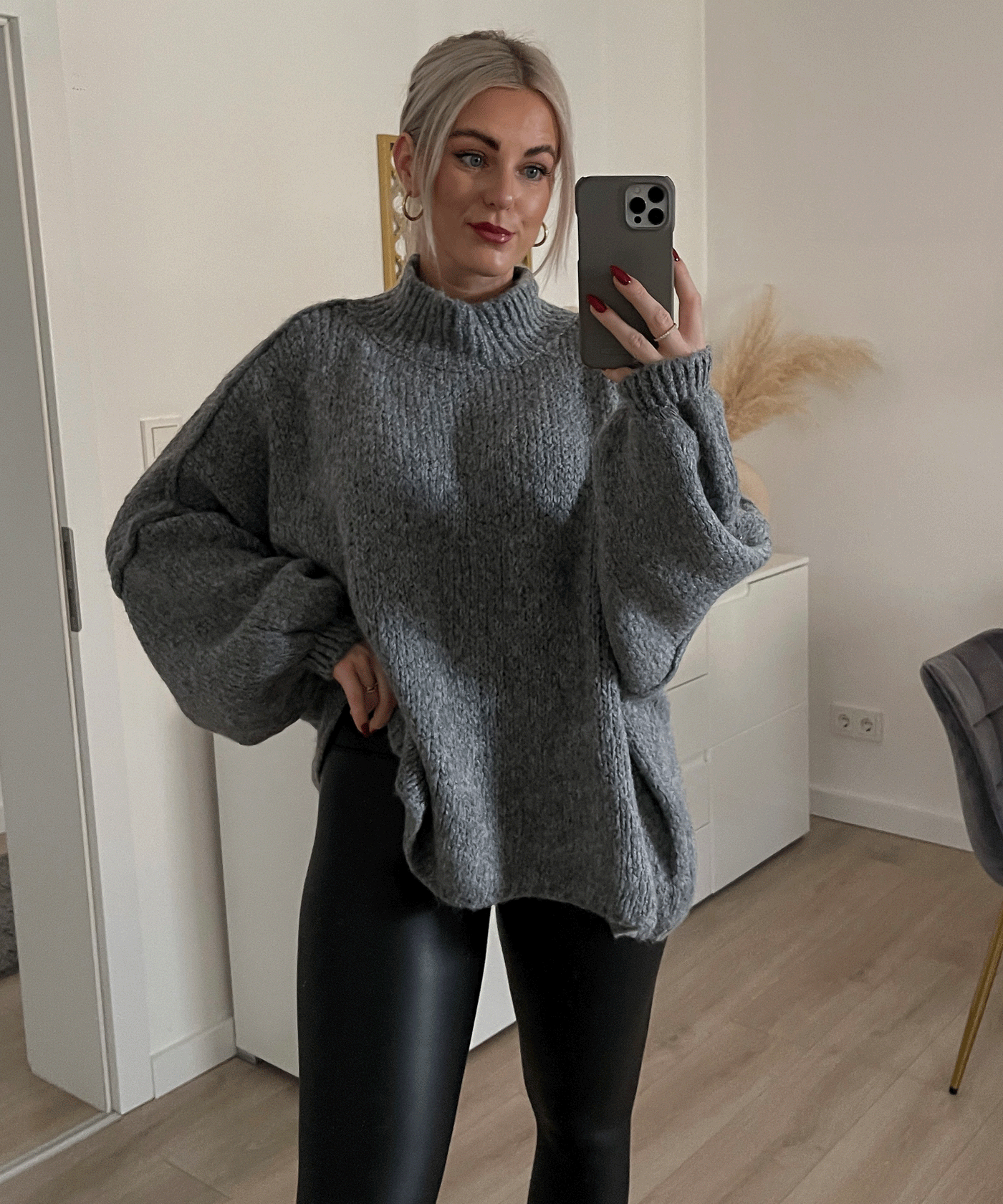 Dark Grey Pullover | LouLou Couture