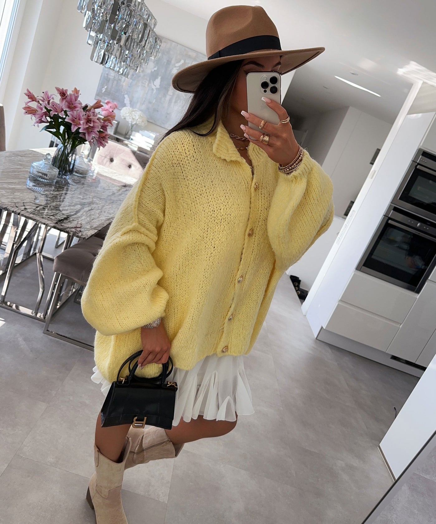 The Champagne Cardigan | LouLou Couture