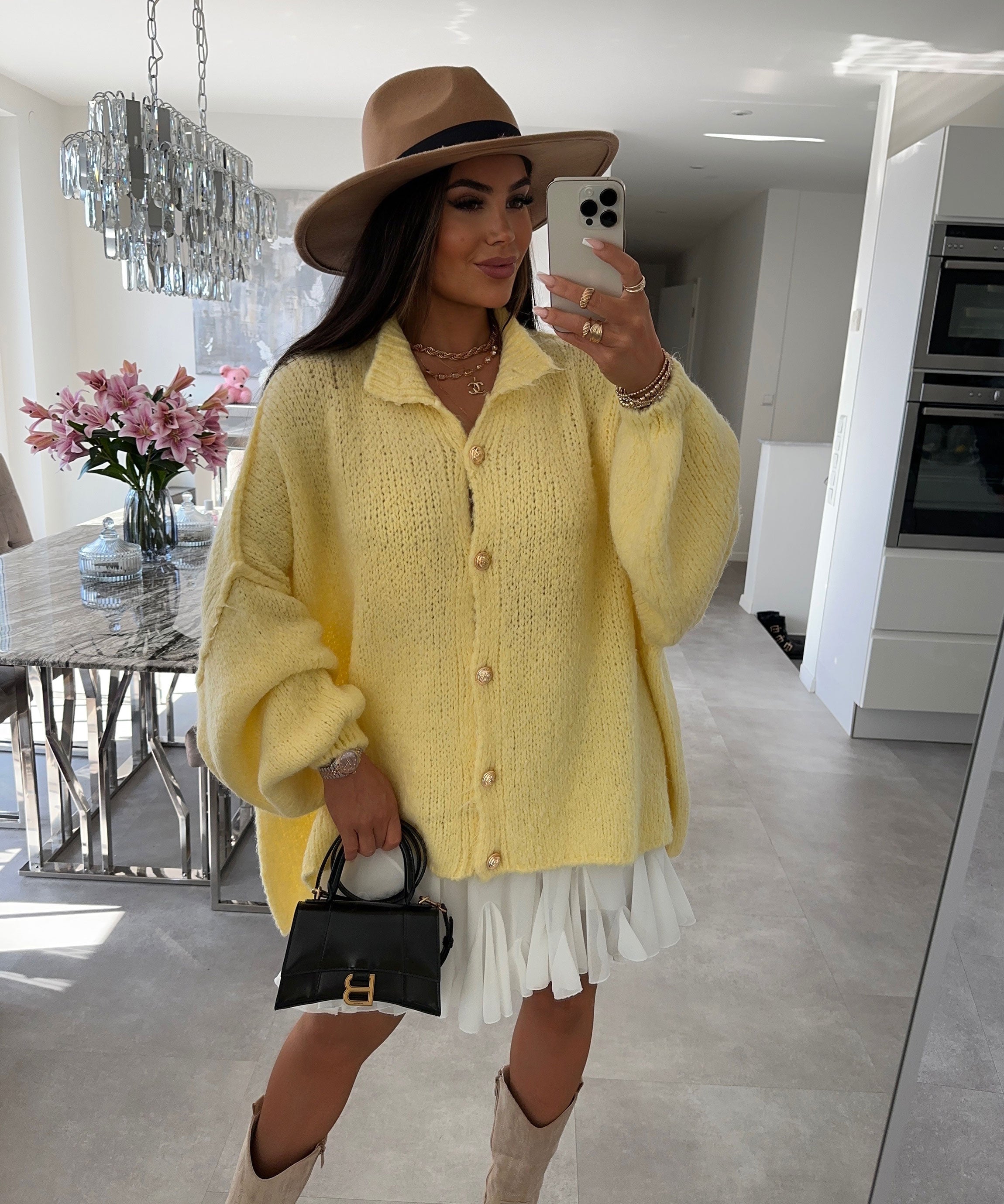 The Champagne Cardigan | LouLou Couture