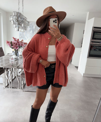Red Dot Cardigan | LouLou Couture