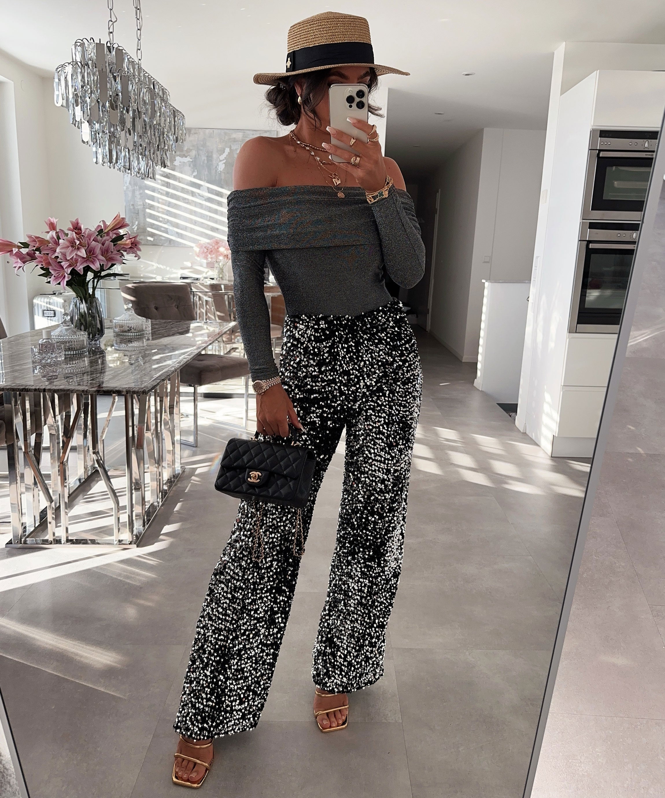 Black Glamour Pants | LouLou Couture