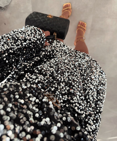 Silver Sequin Dress | LouLou Couture