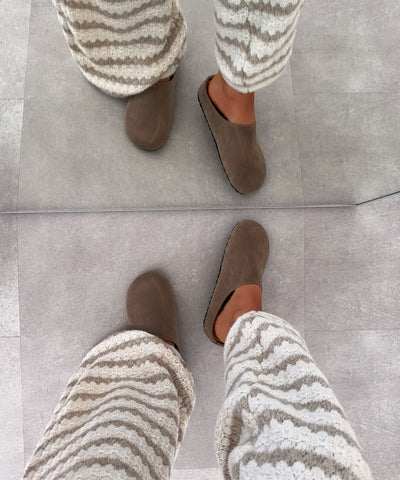 Beige Suede Sandals | LouLou Couture