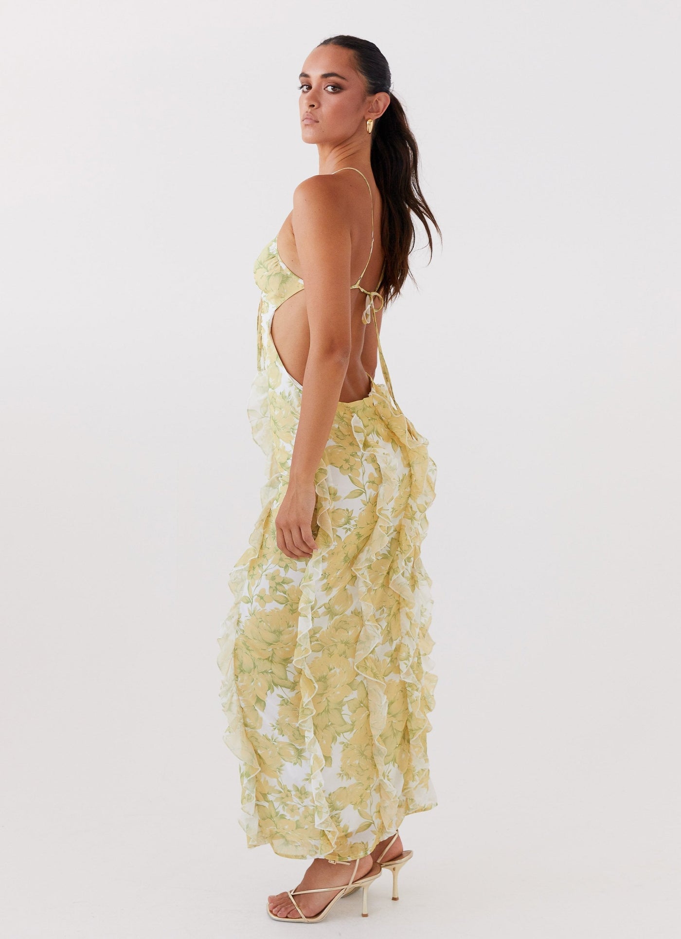 Ruffle Maxi Dress | LouLou Couture