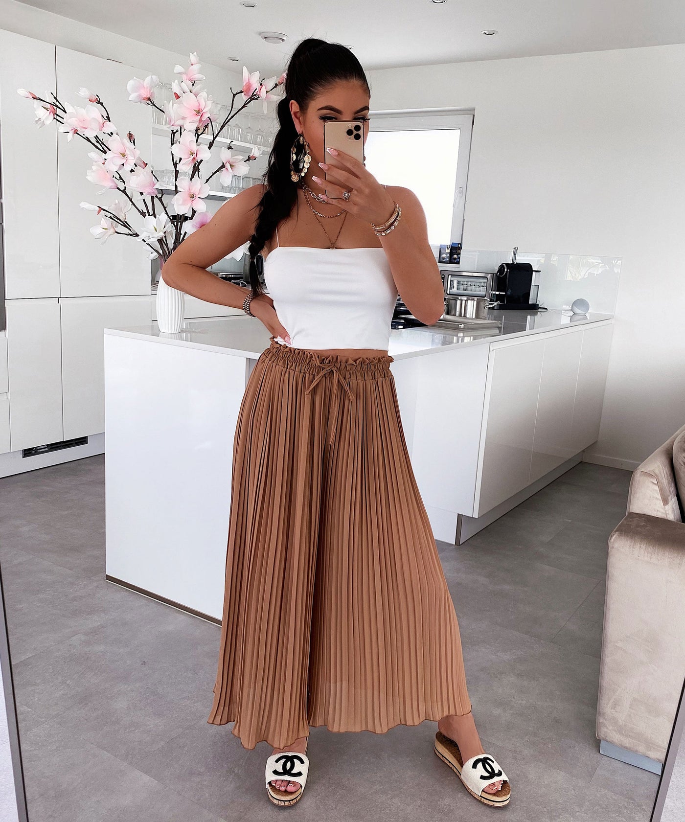 Brown Wide Pants | LouLou Couture