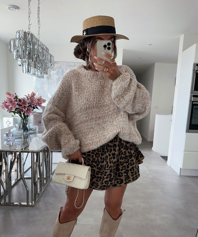 Camel Wool Pullover | LouLou Couture