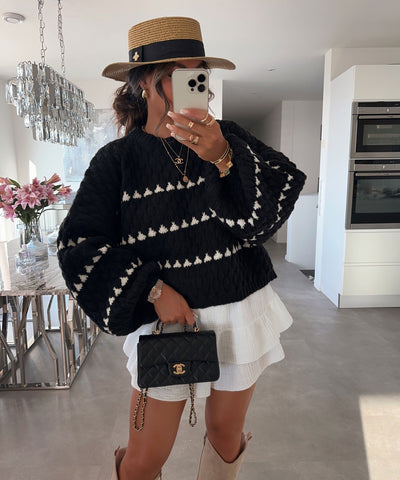 Black Jet Pullover | LouLou Couture