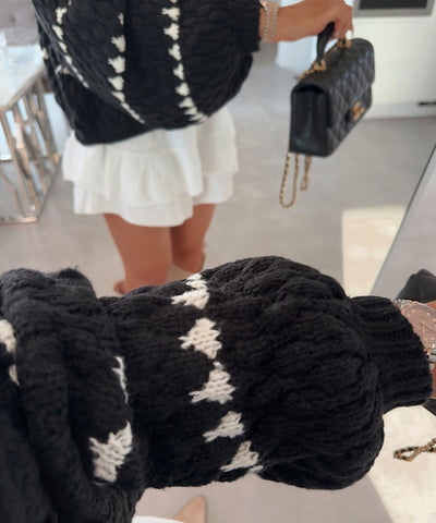 Black Jet Pullover | LouLou Couture