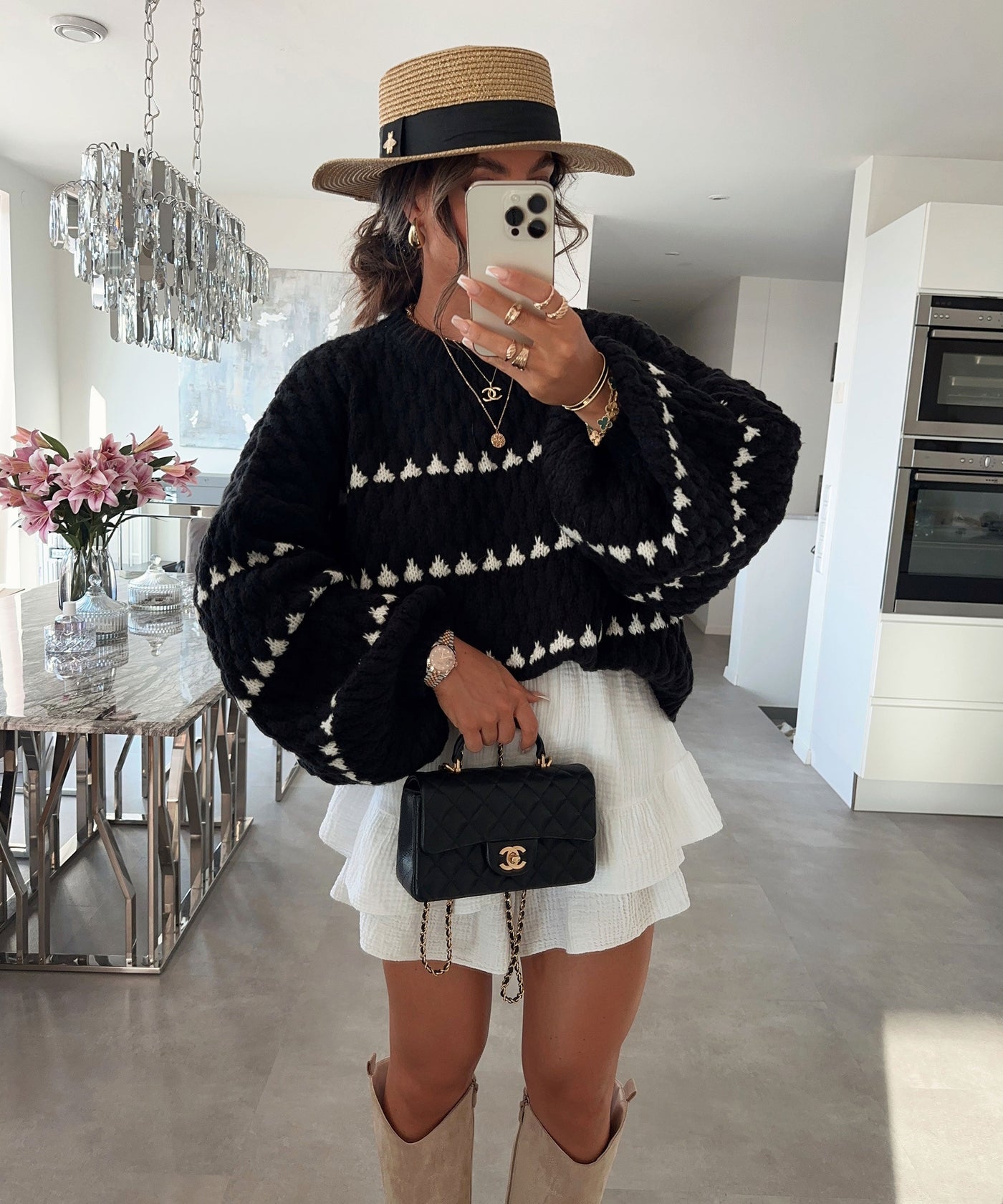 Black Jet Pullover | LouLou Couture