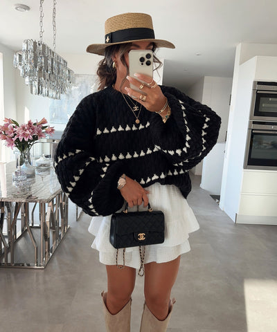 Black Jet Pullover | LouLou Couture
