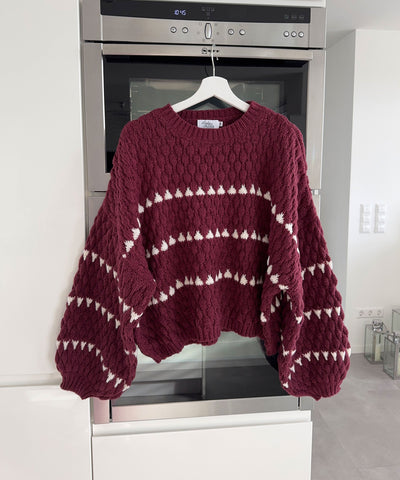 Red Merlot Pullover | LouLou Couture