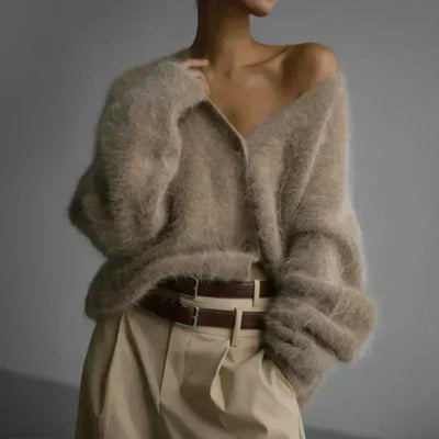 Fuzzy Mohair Cardigan | LouLou Couture