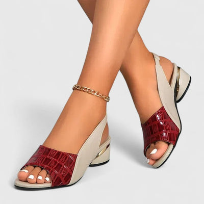 Mariah Elegant Leather Sandals | LouLou Couture
