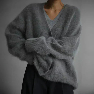 Fuzzy Mohair Cardigan | LouLou Couture