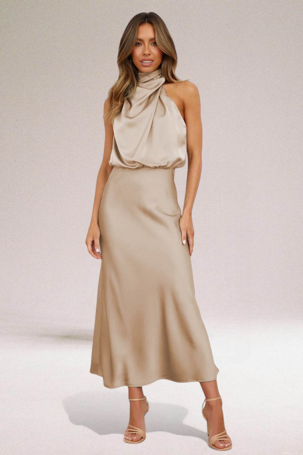 Elegant Satin Evening Dress | LouLou Couture