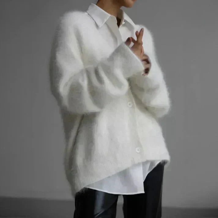Fuzzy Mohair Cardigan | LouLou Couture