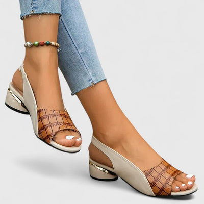 Mariah Elegant Leather Sandals | LouLou Couture