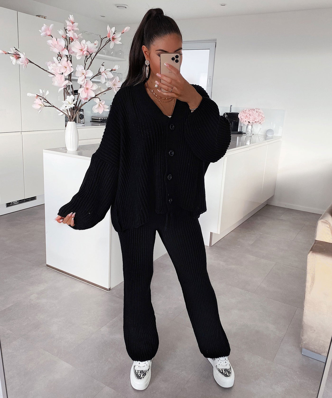 Longline Black Set | LouLou Couture