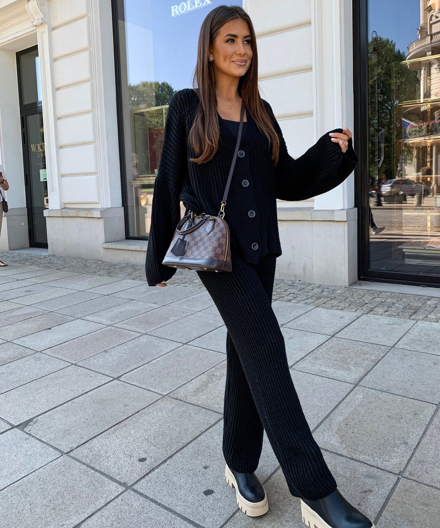 Longline Black Set | LouLou Couture