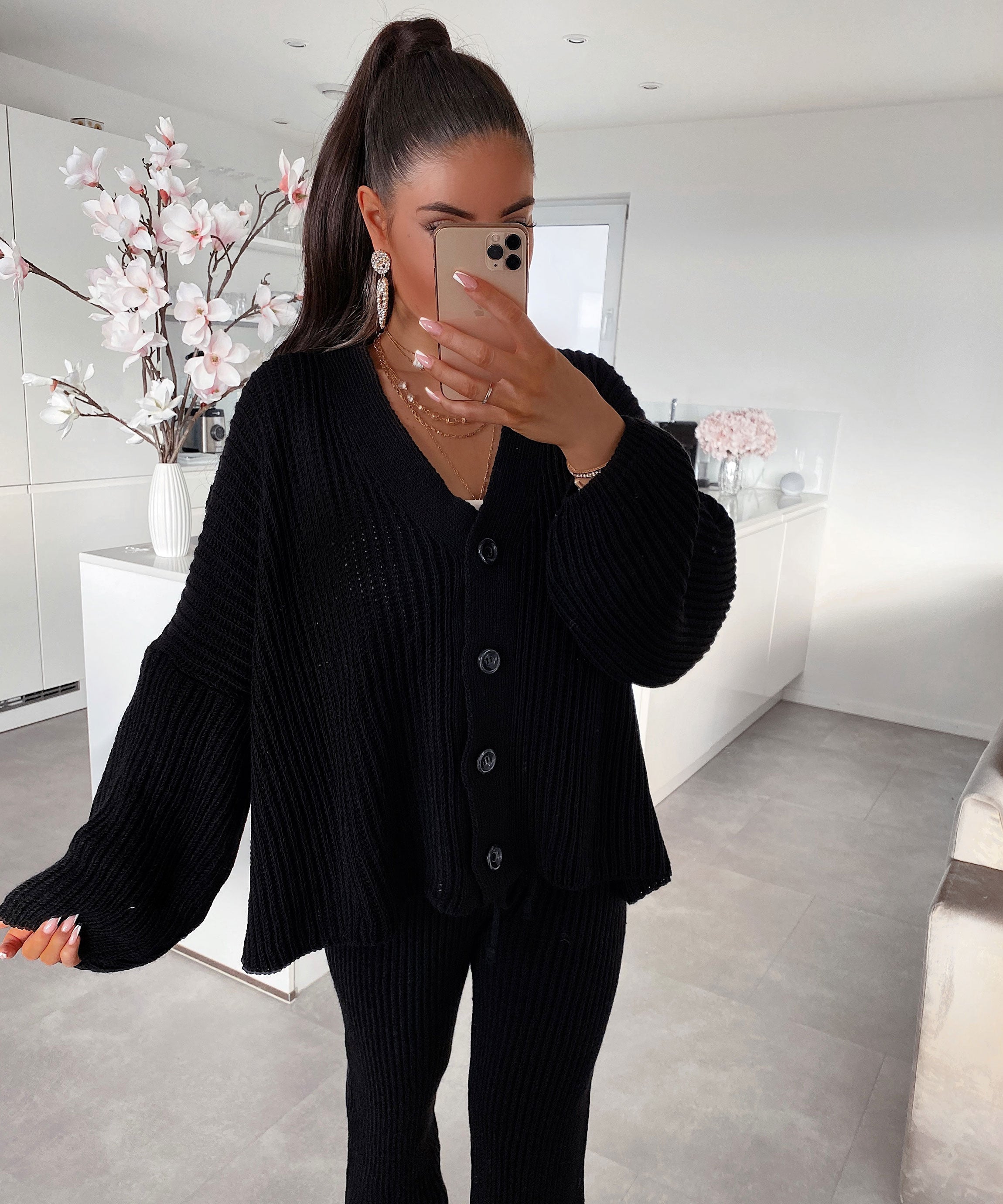 Longline Black Set | LouLou Couture