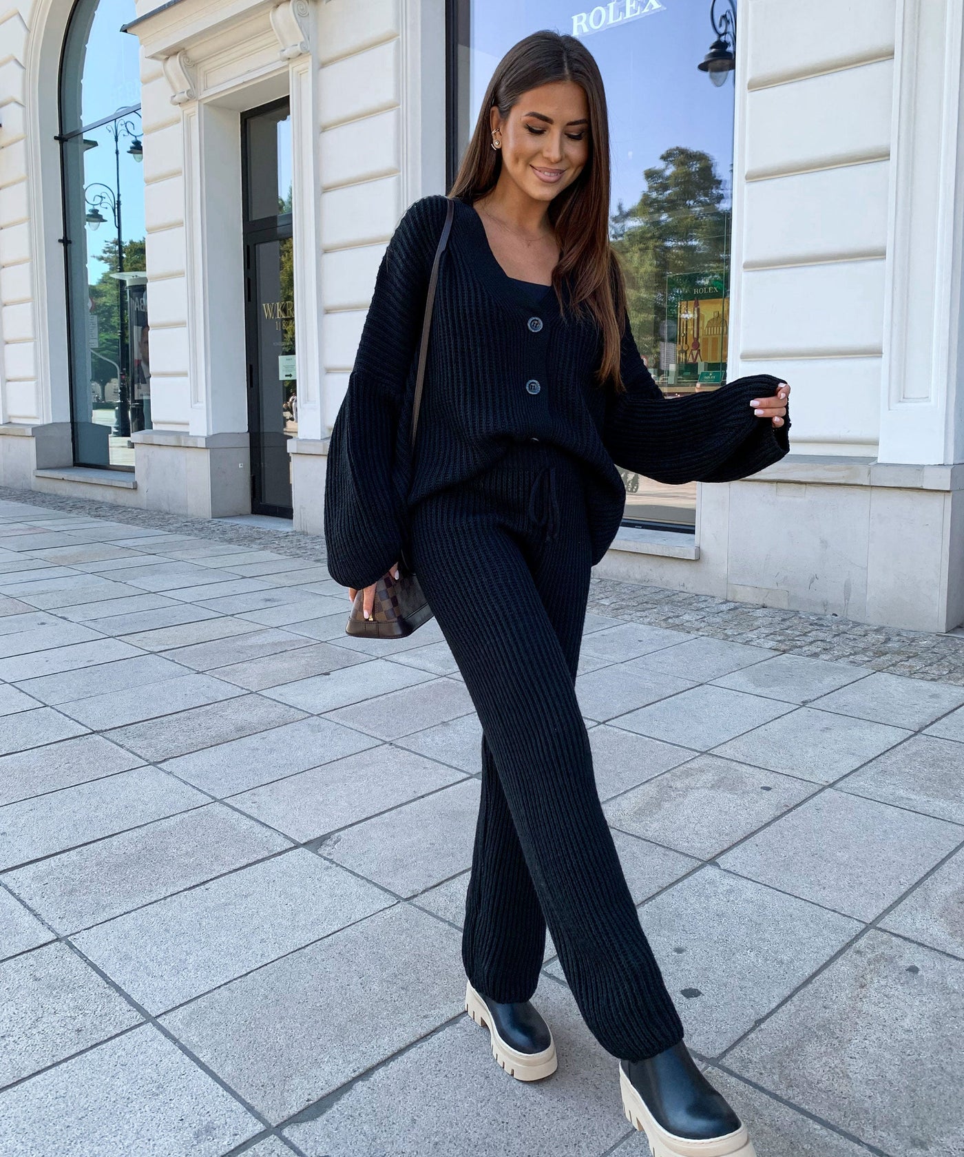 Longline Black Set | LouLou Couture