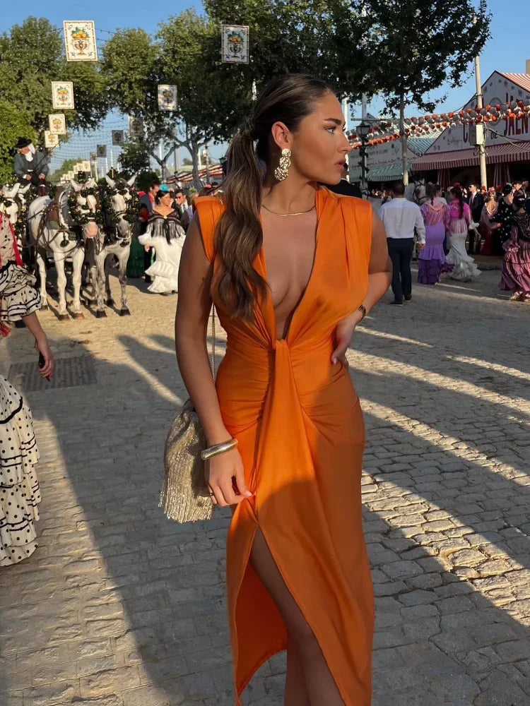 Elegant Pleated Dress | LouLou Couture