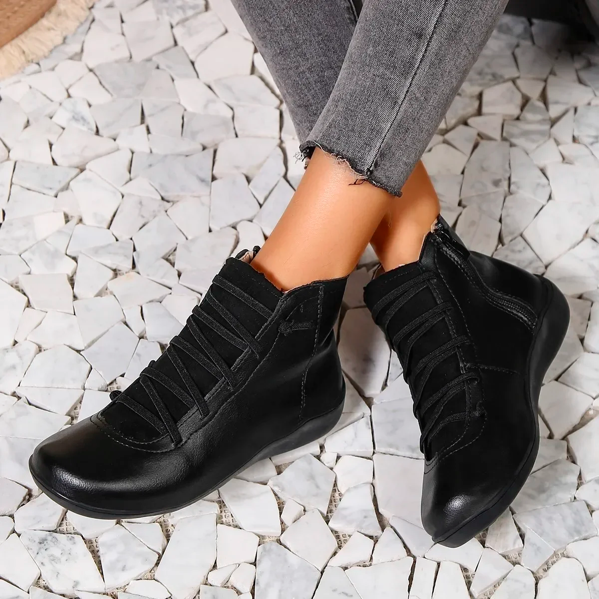 Casual Comfort Ankle Boots | LouLou Couture