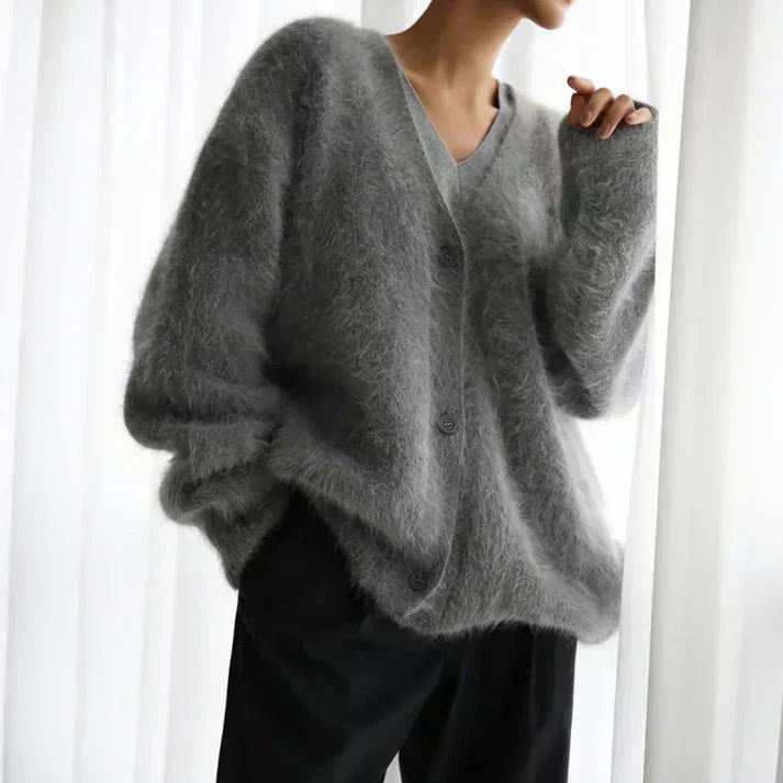 Fuzzy Mohair Cardigan | LouLou Couture