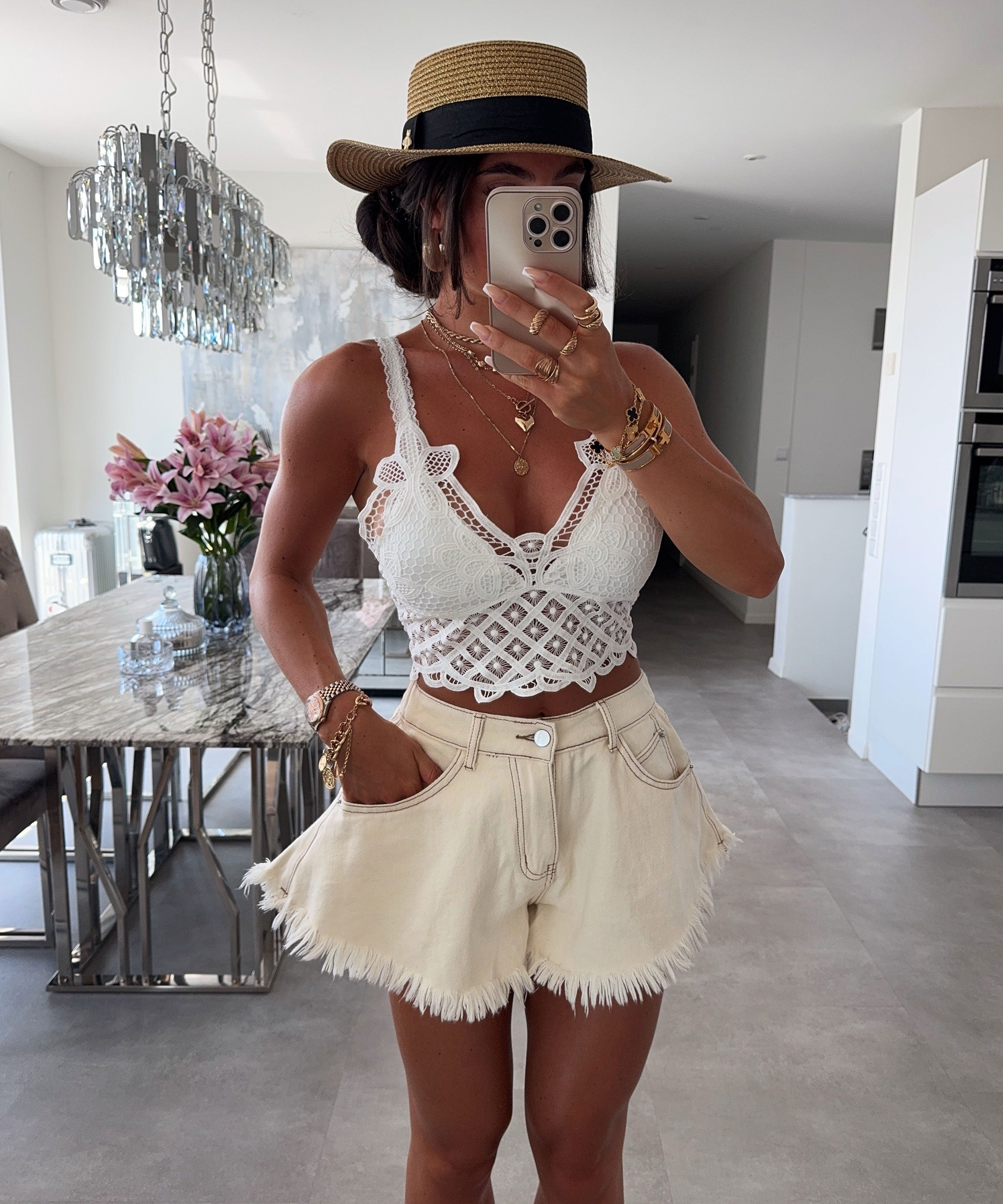 Cream Essentials Shorts | LouLou Couture