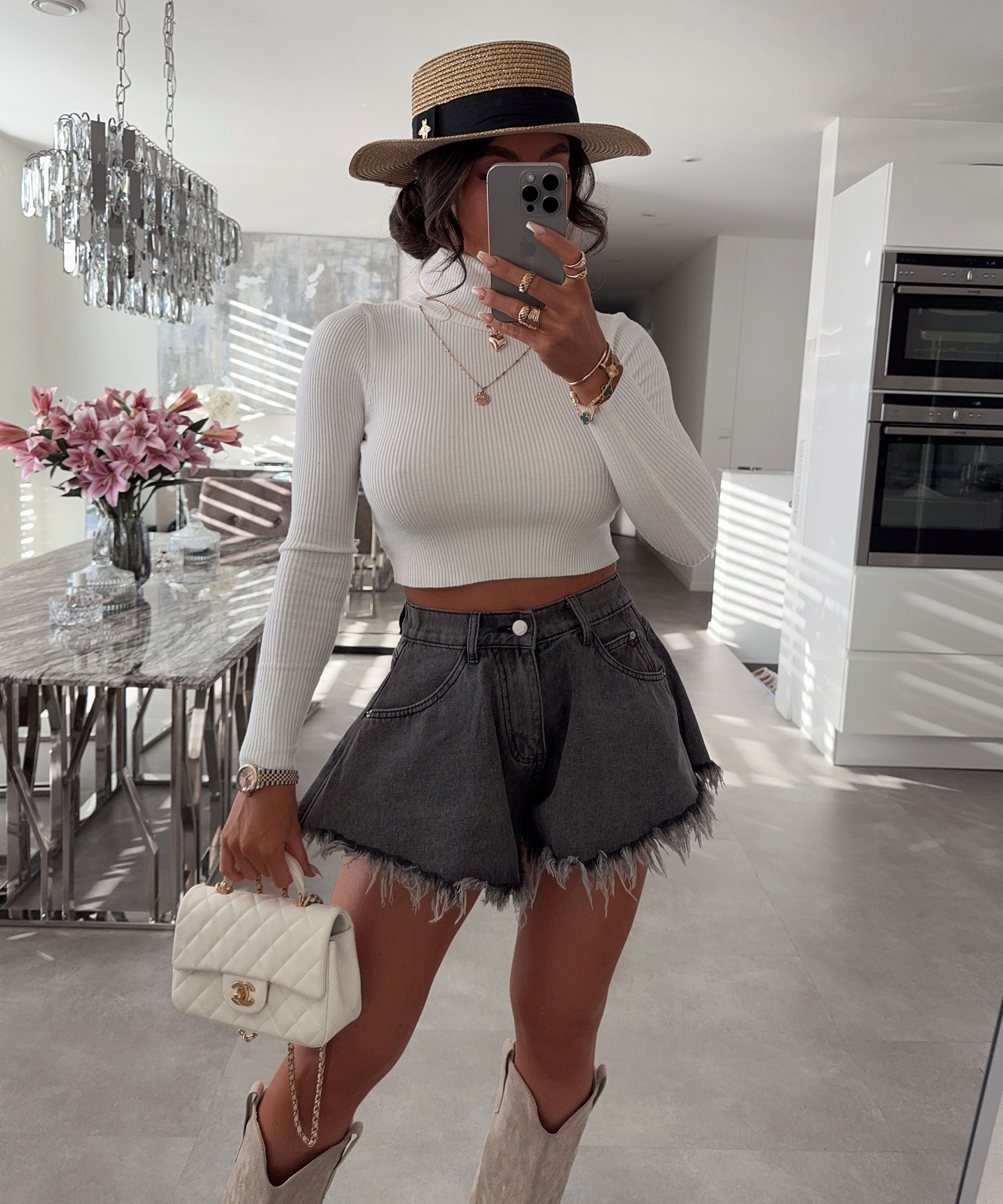 Grey Essentials Shorts | LouLou Couture - LouLou Couture