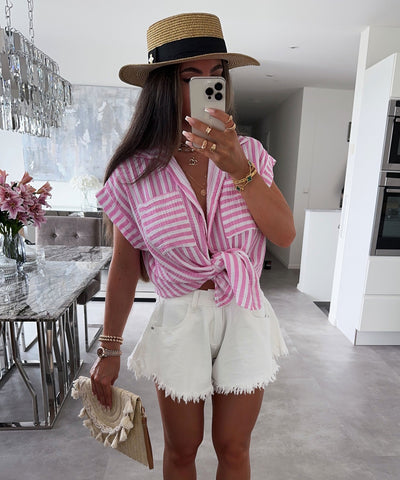 White Essentials Shorts | LouLou Couture