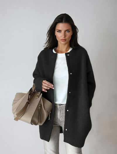 Wool and Button Fastening | LouLou Couture