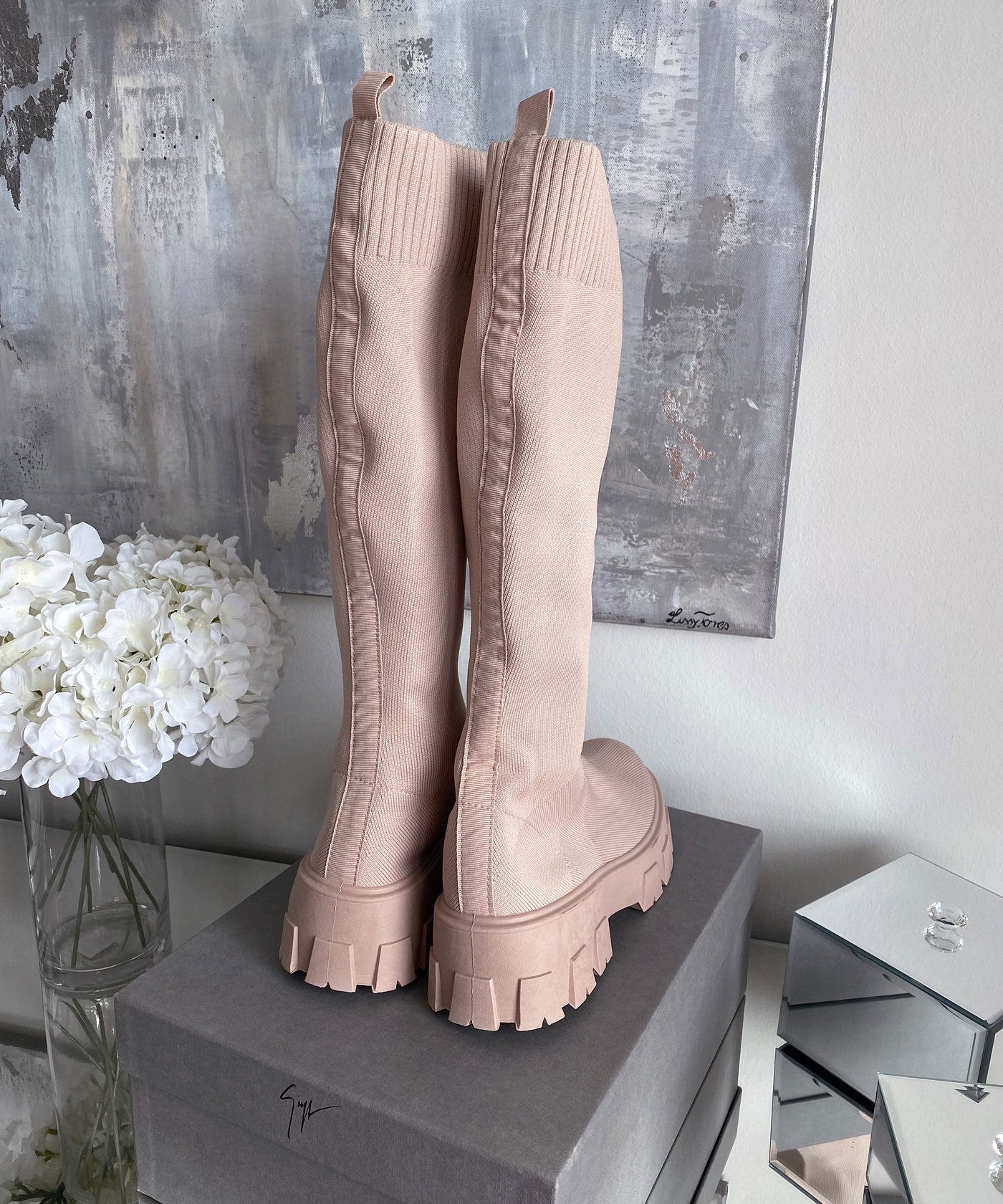 Nude High Boots | LouLou Couture
