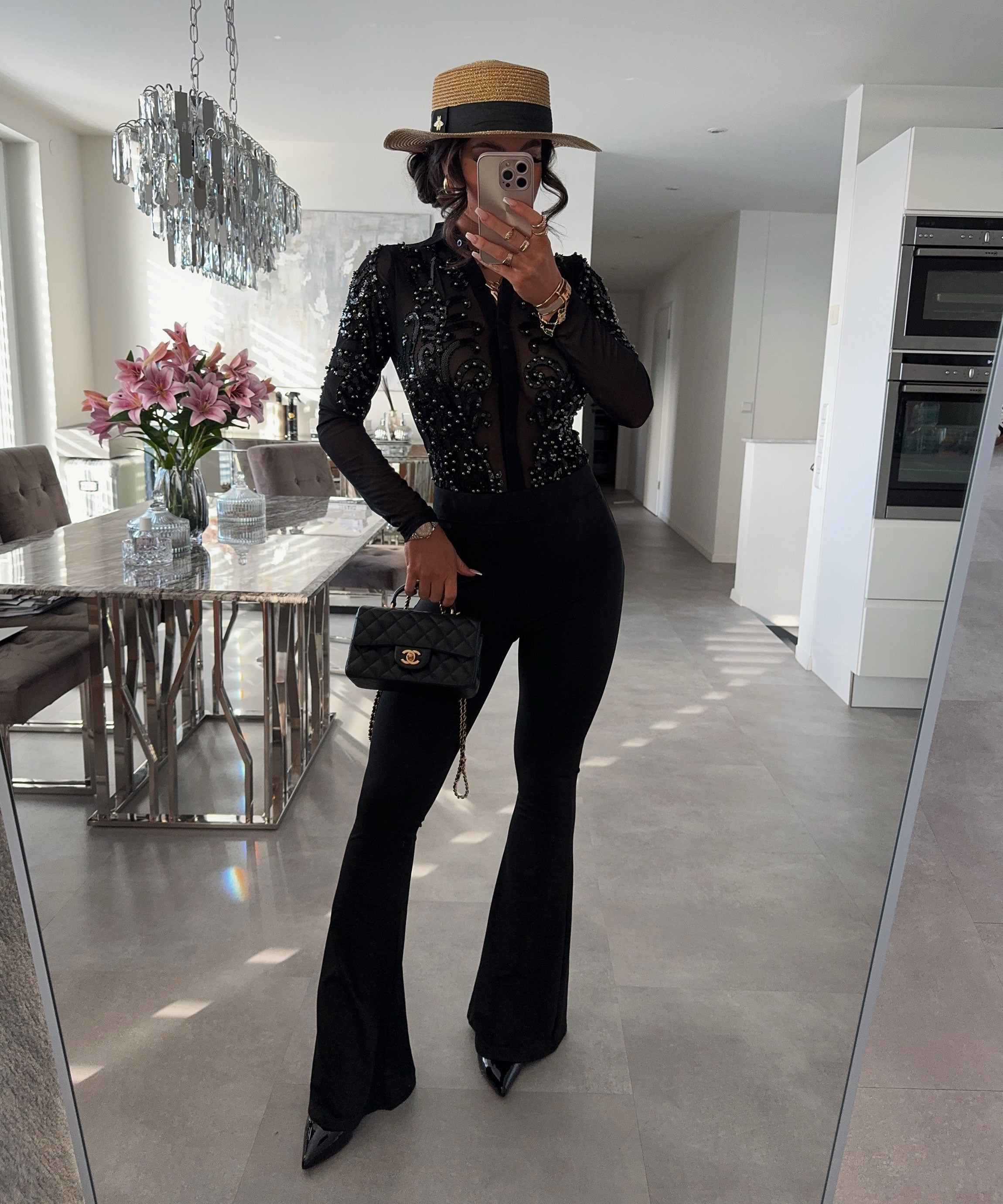 Black Stretch Pants | LouLou Couture - LouLou Couture