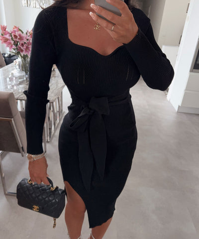 Black Wrap Dress | LouLou Couture