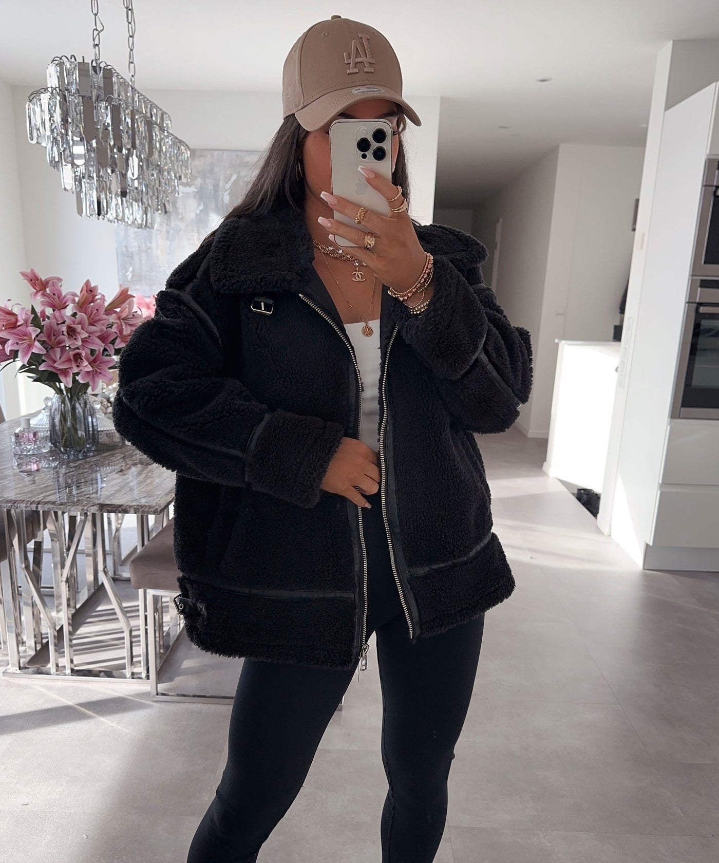Black Fur Jacket | LouLou Couture