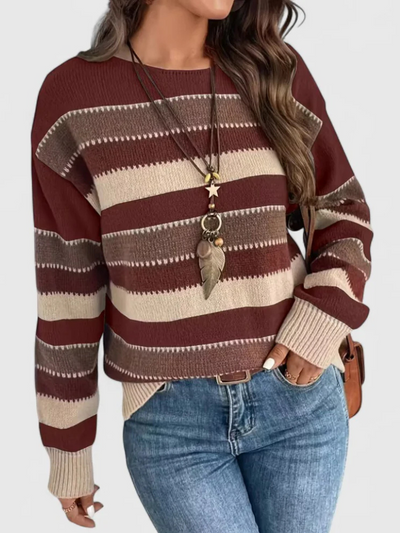 Dusty Striped Pullover | LouLou Couture