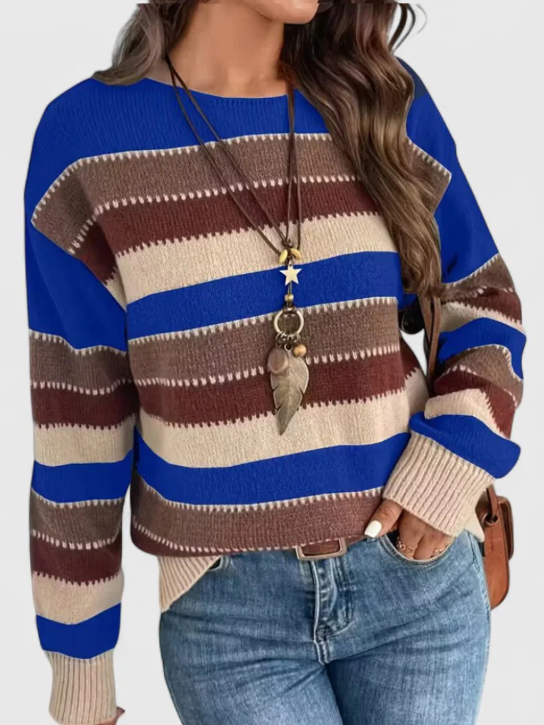 Dusty Striped Pullover | LouLou Couture