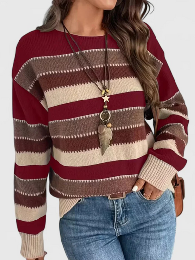 Dusty Striped Pullover | LouLou Couture