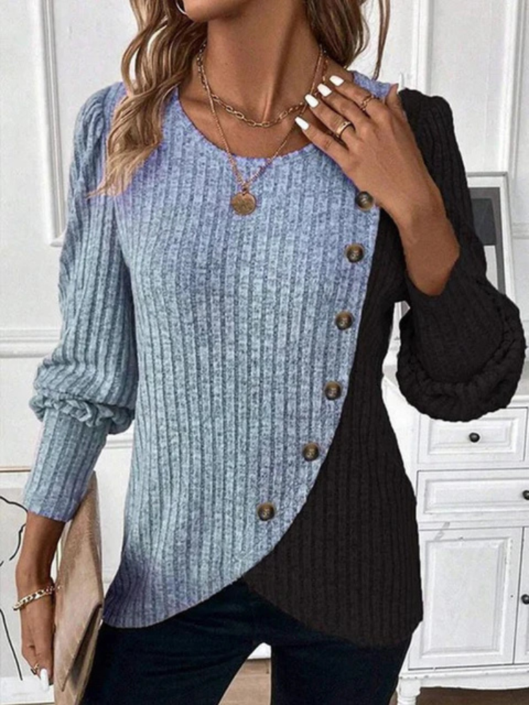 Kaia Casual Knit Longsleeve | LouLou Couture