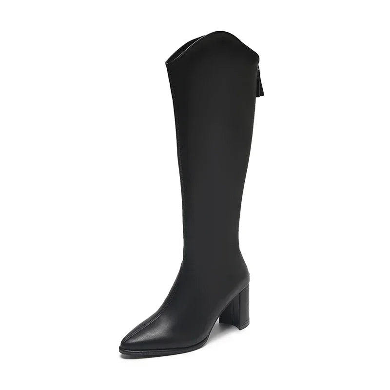 Luxe Longline Boots | LouLou Couture