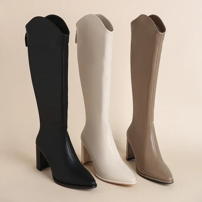 Luxe Longline Boots | LouLou Couture