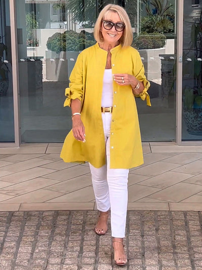 Classy Long Shirt Jacket | LouLou Couture